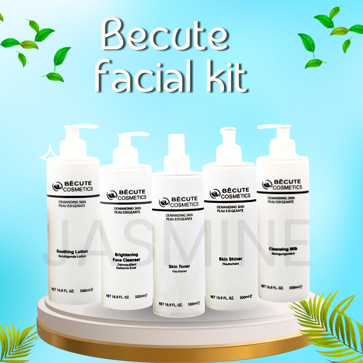 BECUTE LARGE FACIAL KIT 500 ML 
